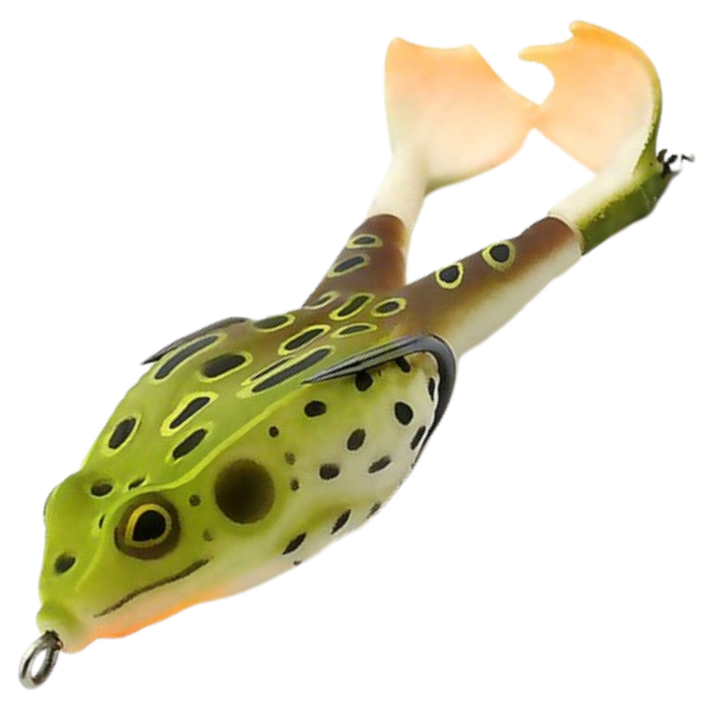Silicone frog fishing lure