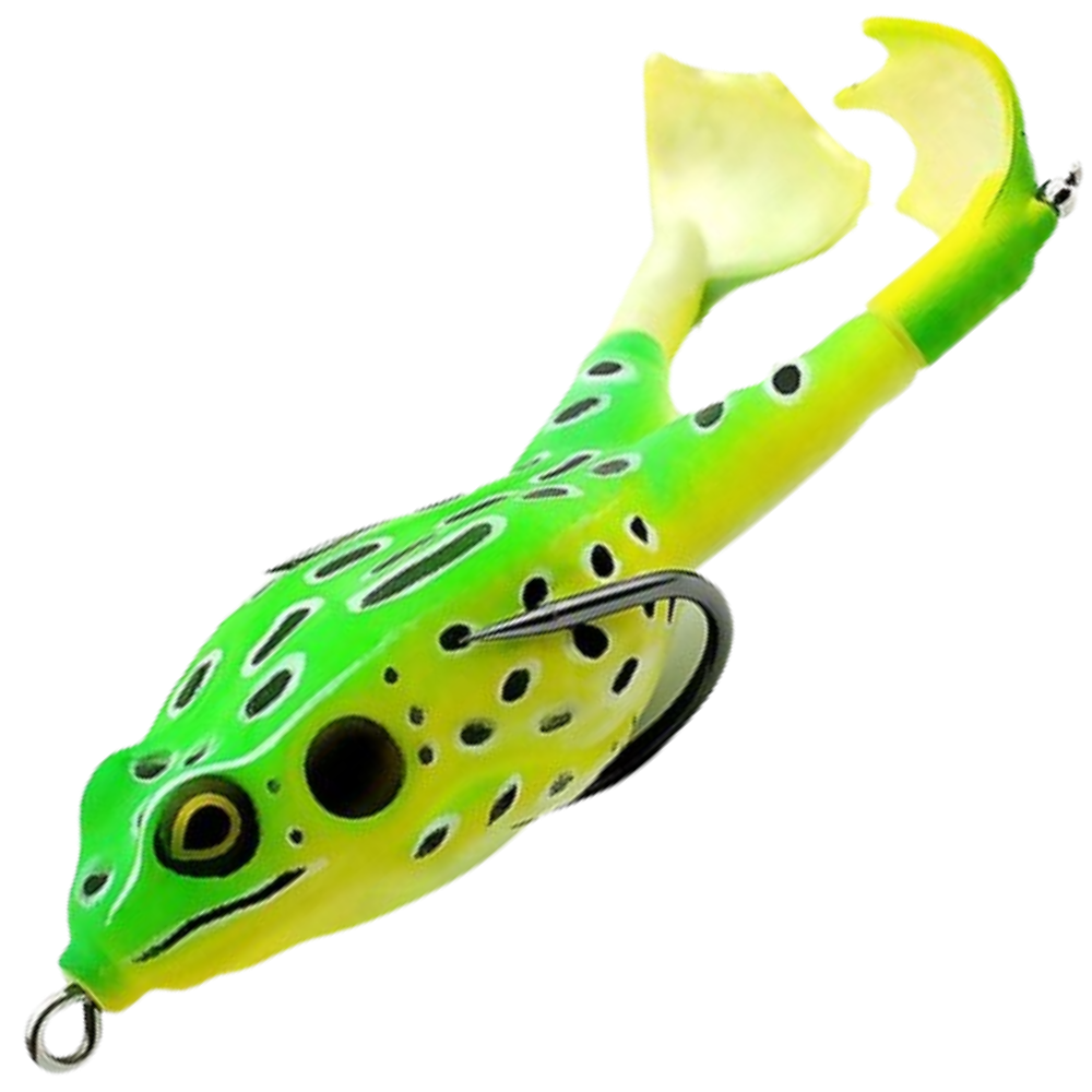 Silicone frog fishing lure