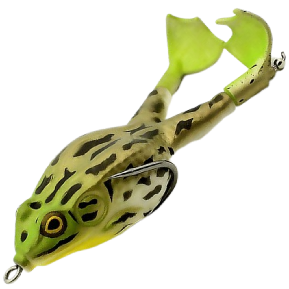 Silicone frog fishing lure