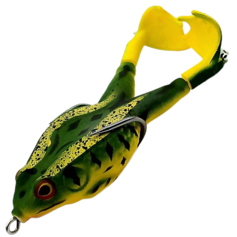 Silicone frog fishing lure