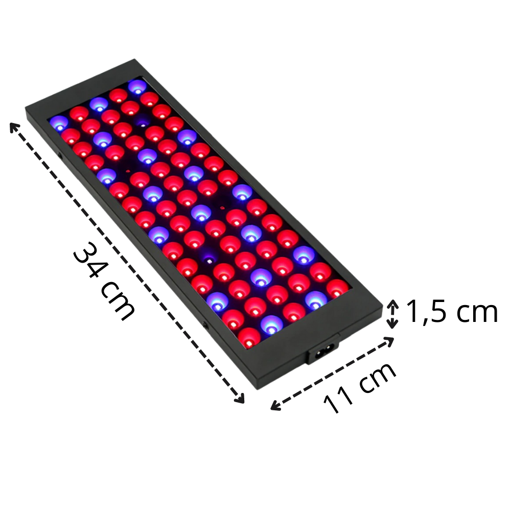 Full spectrum hanging LED grow lamp