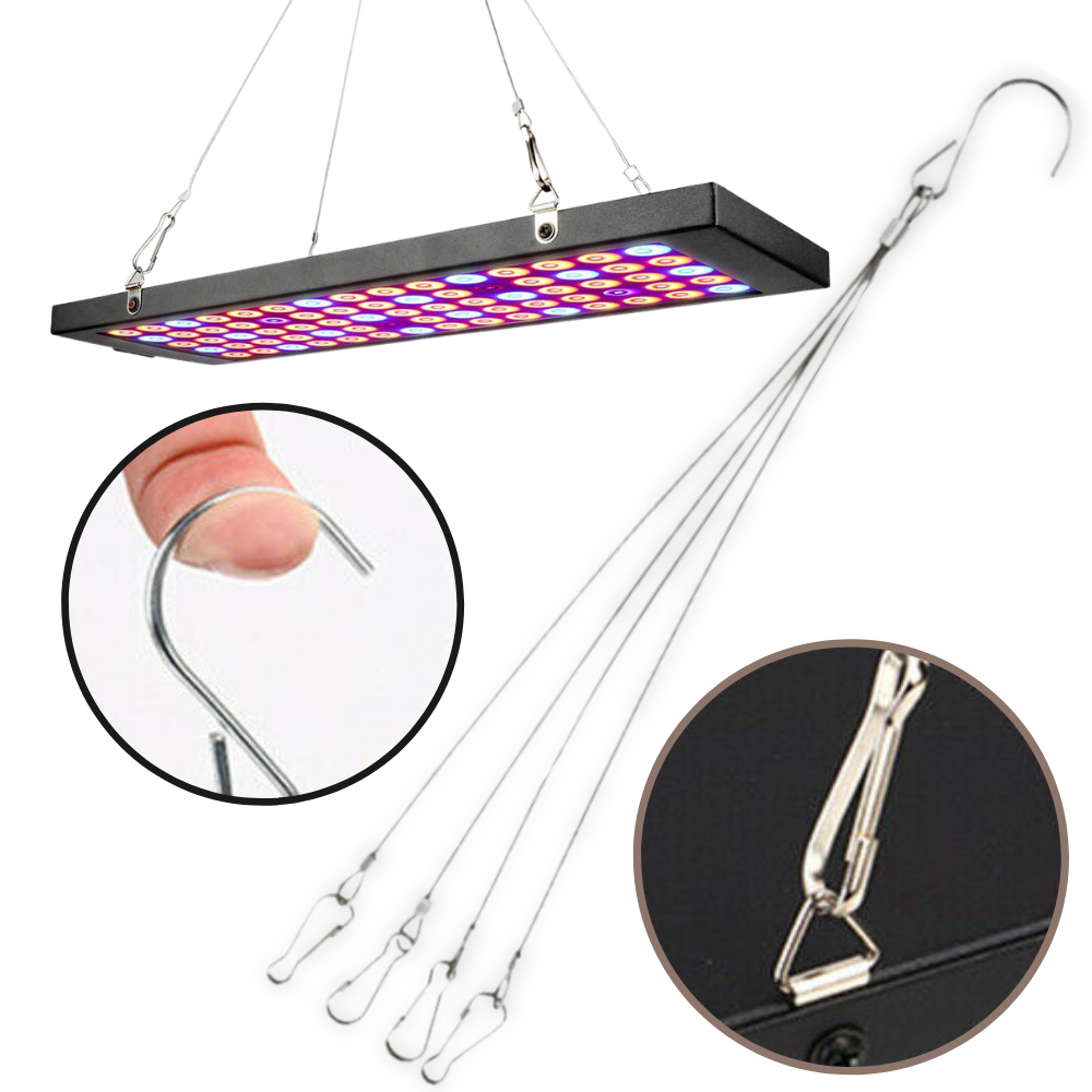 Full spectrum hanging LED grow lamp