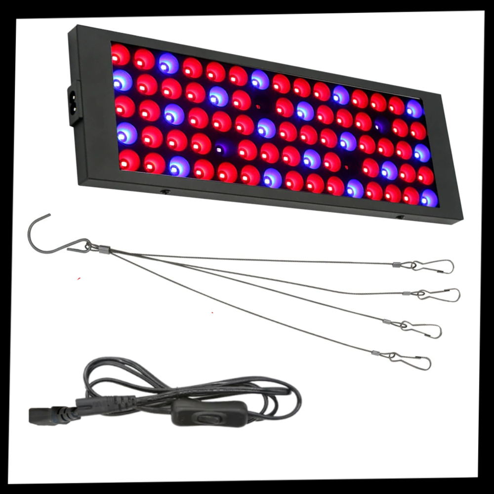 Full spectrum hanging LED grow lamp