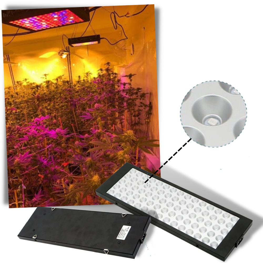 Full spectrum hanging LED grow lamp
