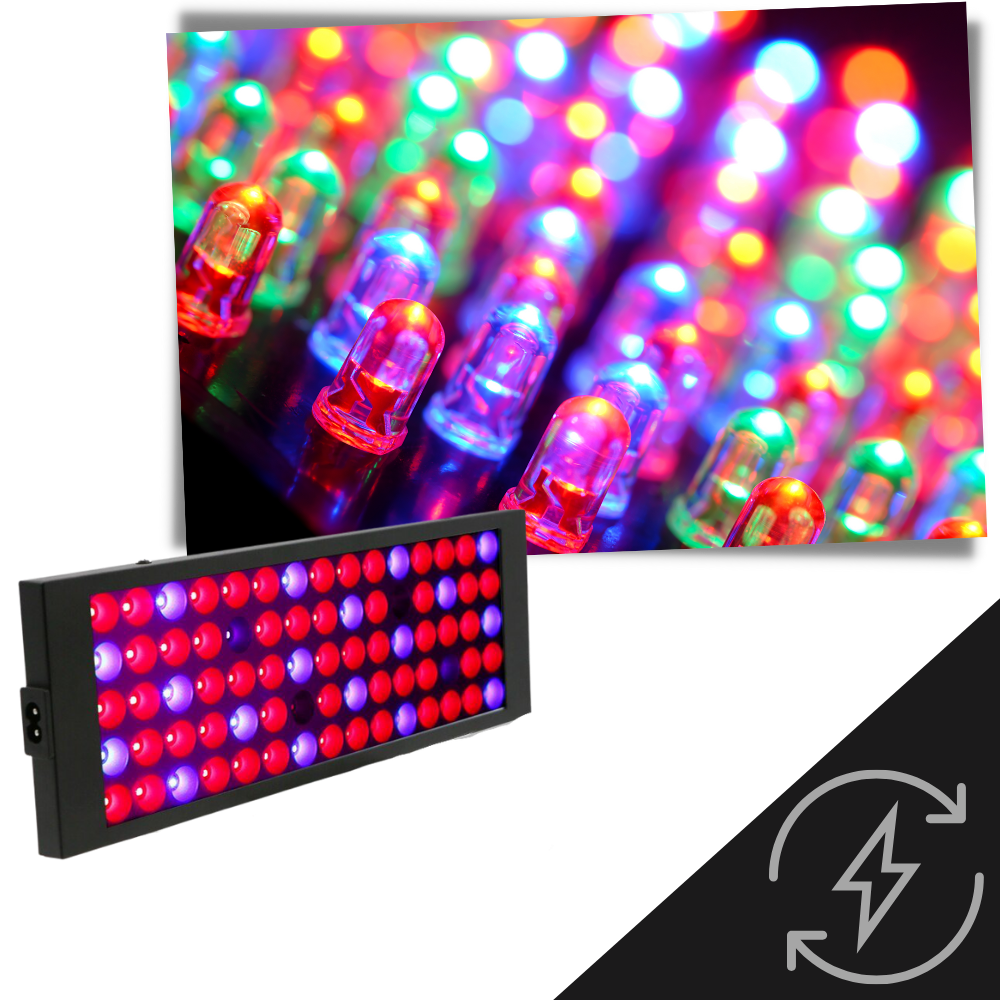 Full spectrum hanging LED grow lamp