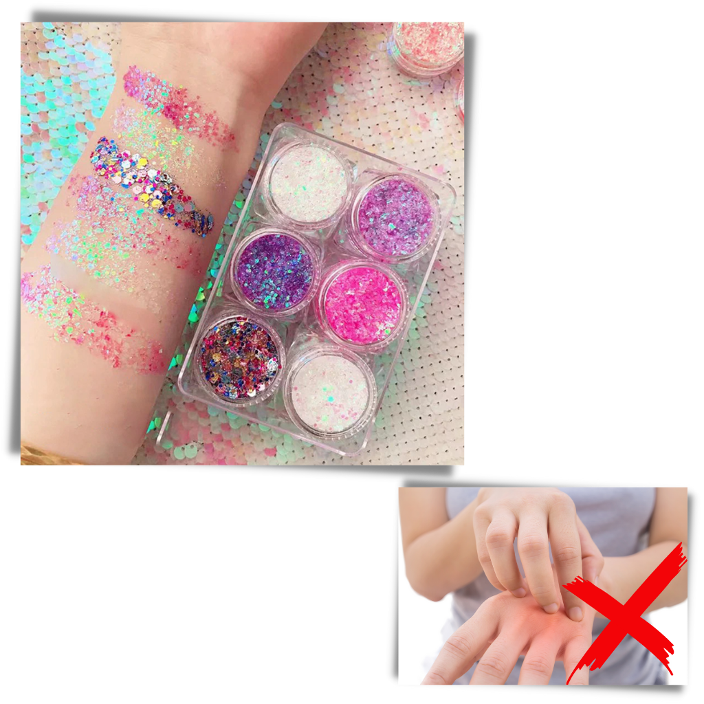 Glitter-Set für Gesicht und Körper - Odeut