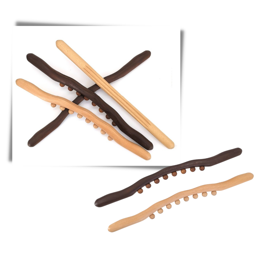 Naturholz-Muskelmassagegerät - Ozerty