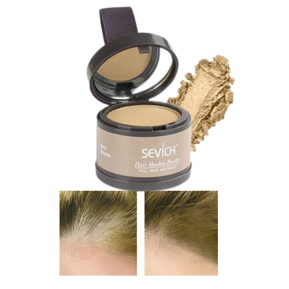 Hair root concealer powder