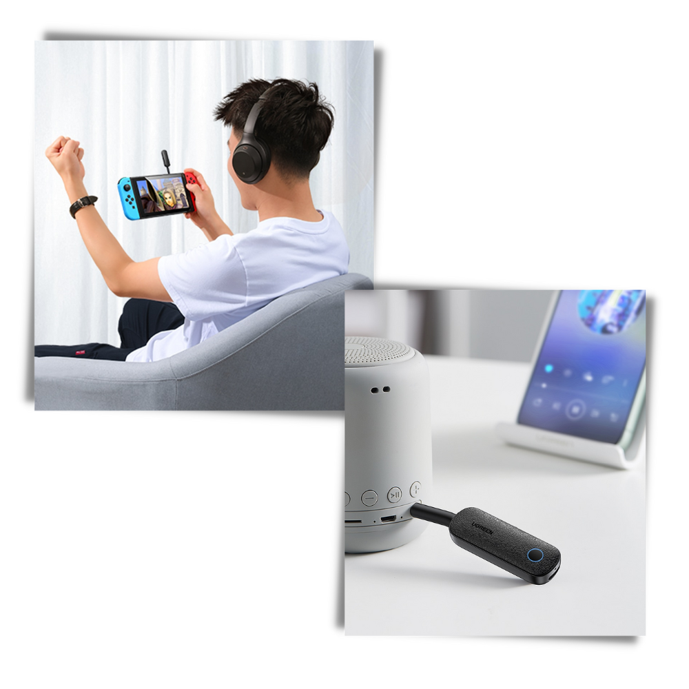 Drahtloser Bluetooth-Adapter mit 3,5-mm-Buchse - Ozerty