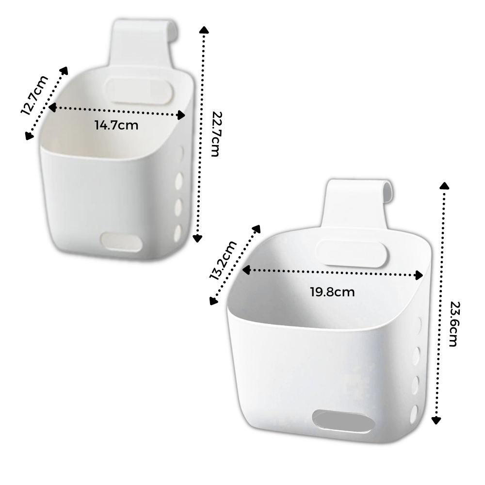 3er-Pack hängende Lagerkörbe - Ozerty