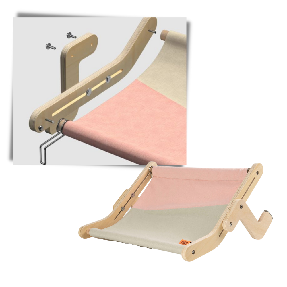 Holzfensterbank für Katzen - Ozerty