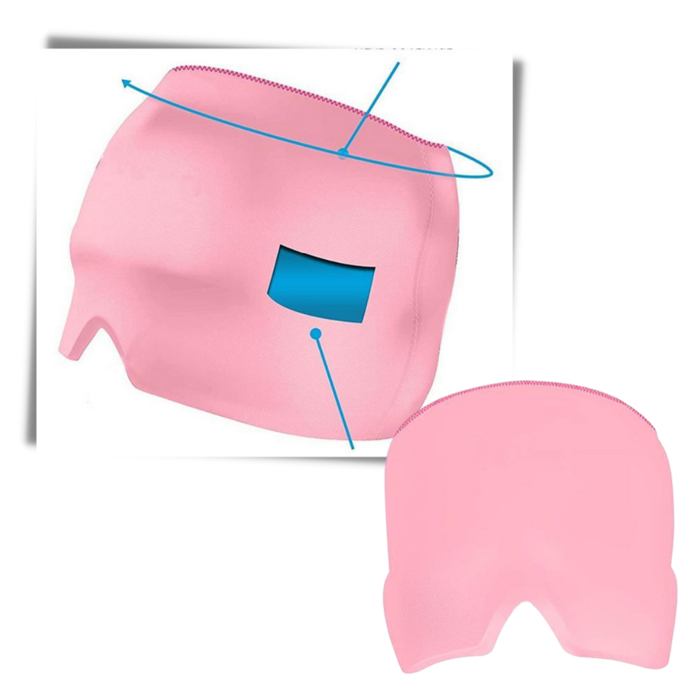 Wärme-Kälte-Therapie Migräne Entlastung Gel Maske - Ozerty
