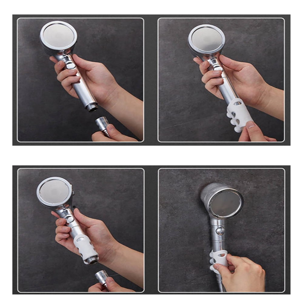 Saugnapf-Duschkopfhalter (2er-Pack) - Ozerty