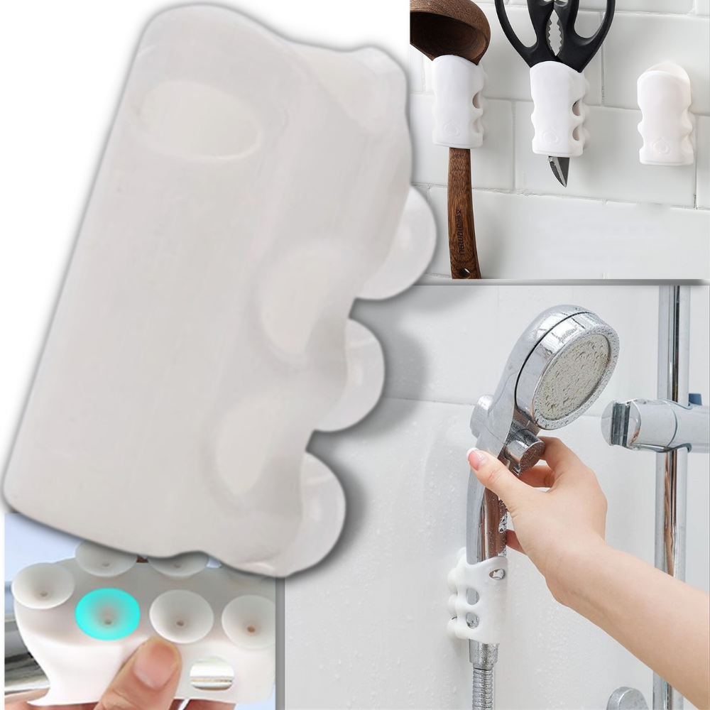 Saugnapf-Duschkopfhalter (2er-Pack) - Ozerty