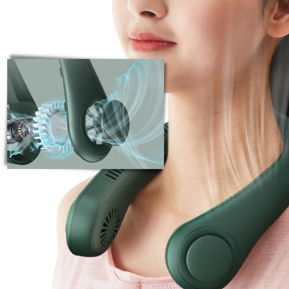 Tragbarer, wiederaufladbarer Mini-Nackenventilator - Odeut
