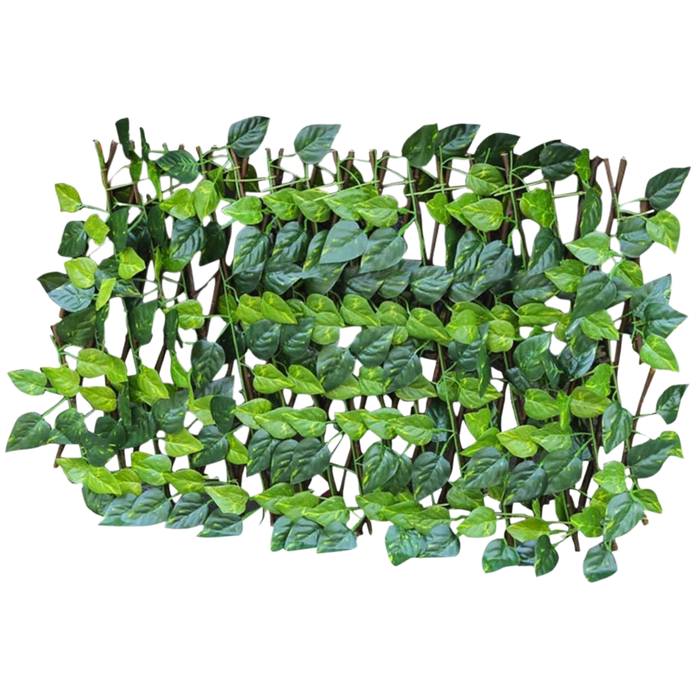 Einziehbarer künstlicher Pflanzenzaun