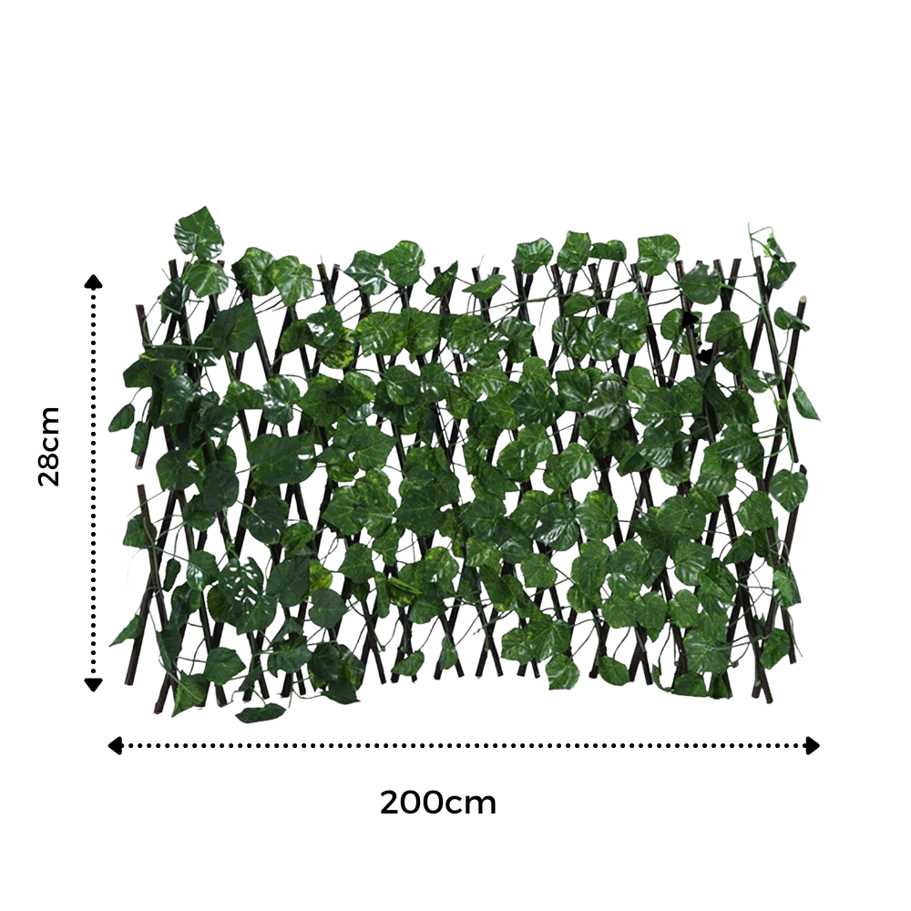 Einziehbarer künstlicher Pflanzenzaun - Ozerty