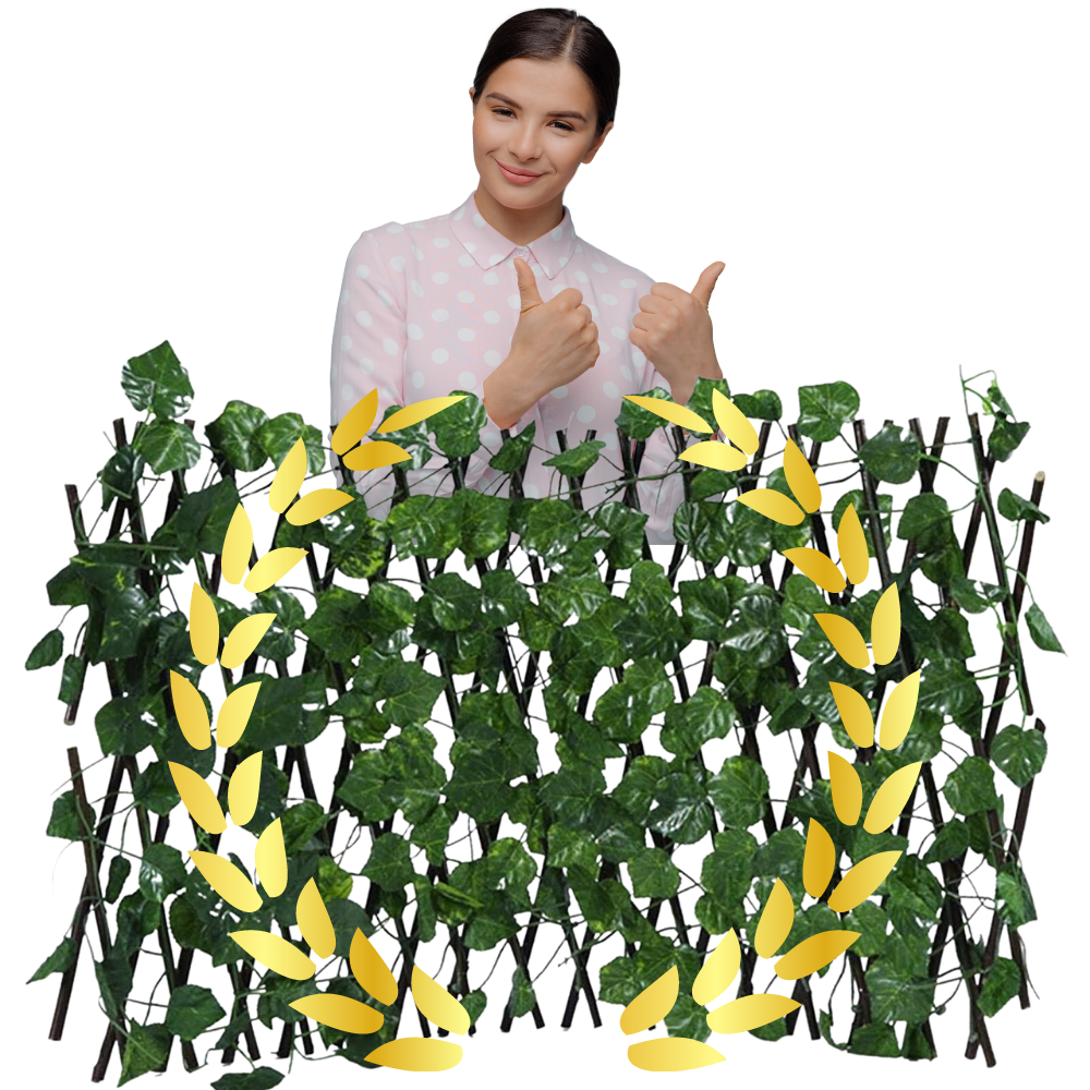 Einziehbarer künstlicher Pflanzenzaun - Ozerty