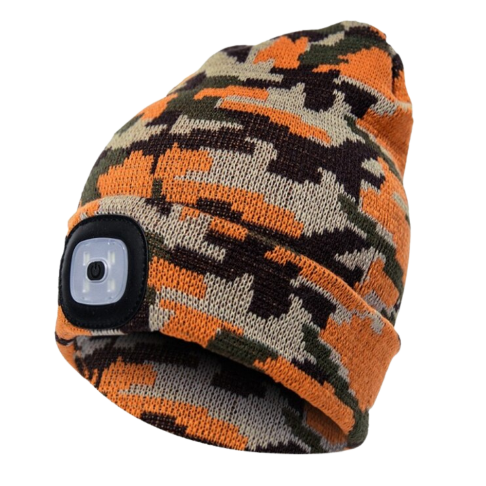 Beanie hat with light