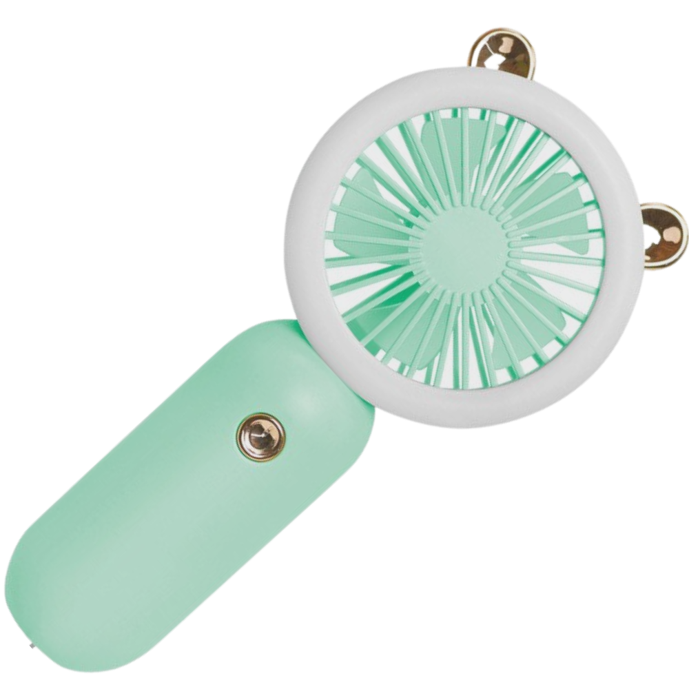 Tragbarer USB-Taschenventilator mit LED