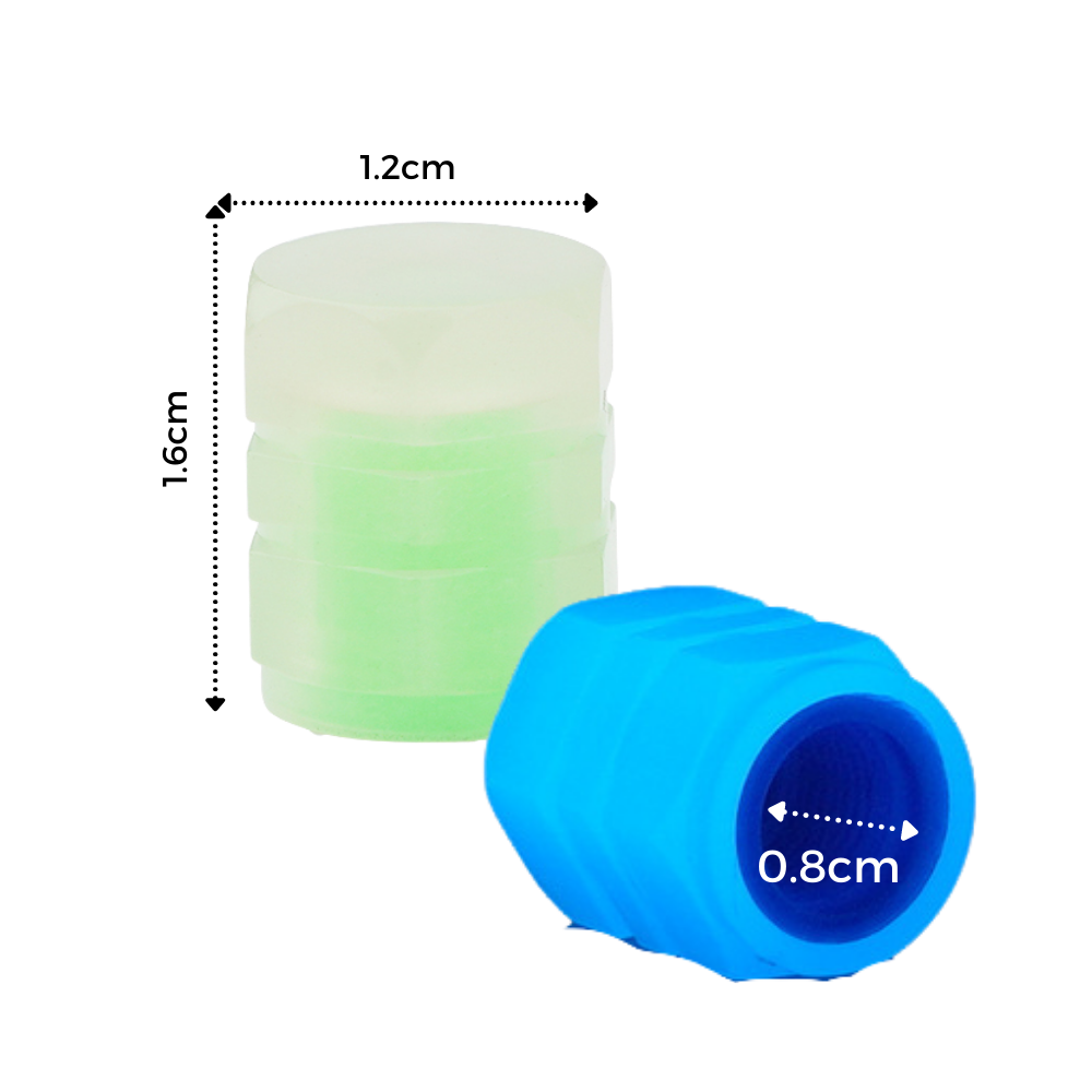 4 Stück leuchtende Ventilkappen für Autos - Ozerty