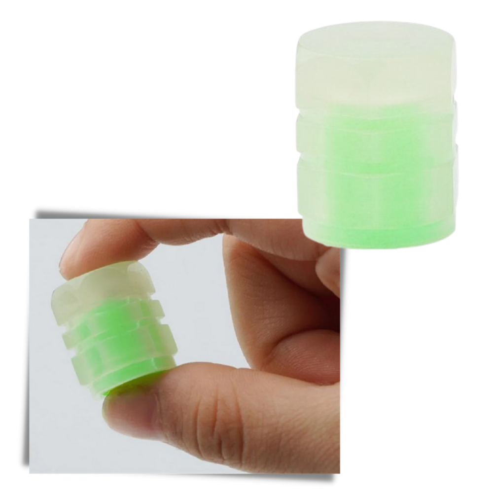 4 Stück leuchtende Ventilkappen für Autos - Ozerty