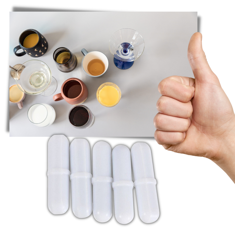 5er-Pack magnetische Tassenrührer-Kapseln - Ozerty