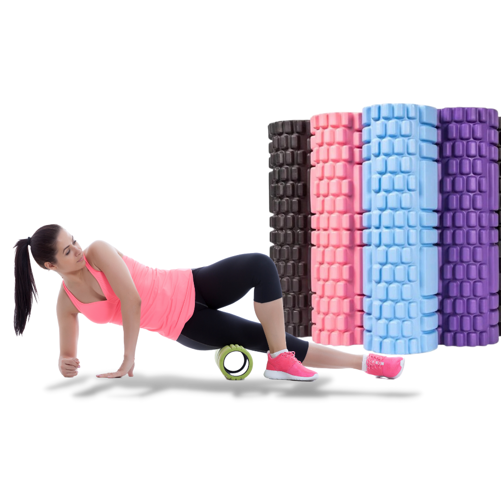 Exercise massage foam roller