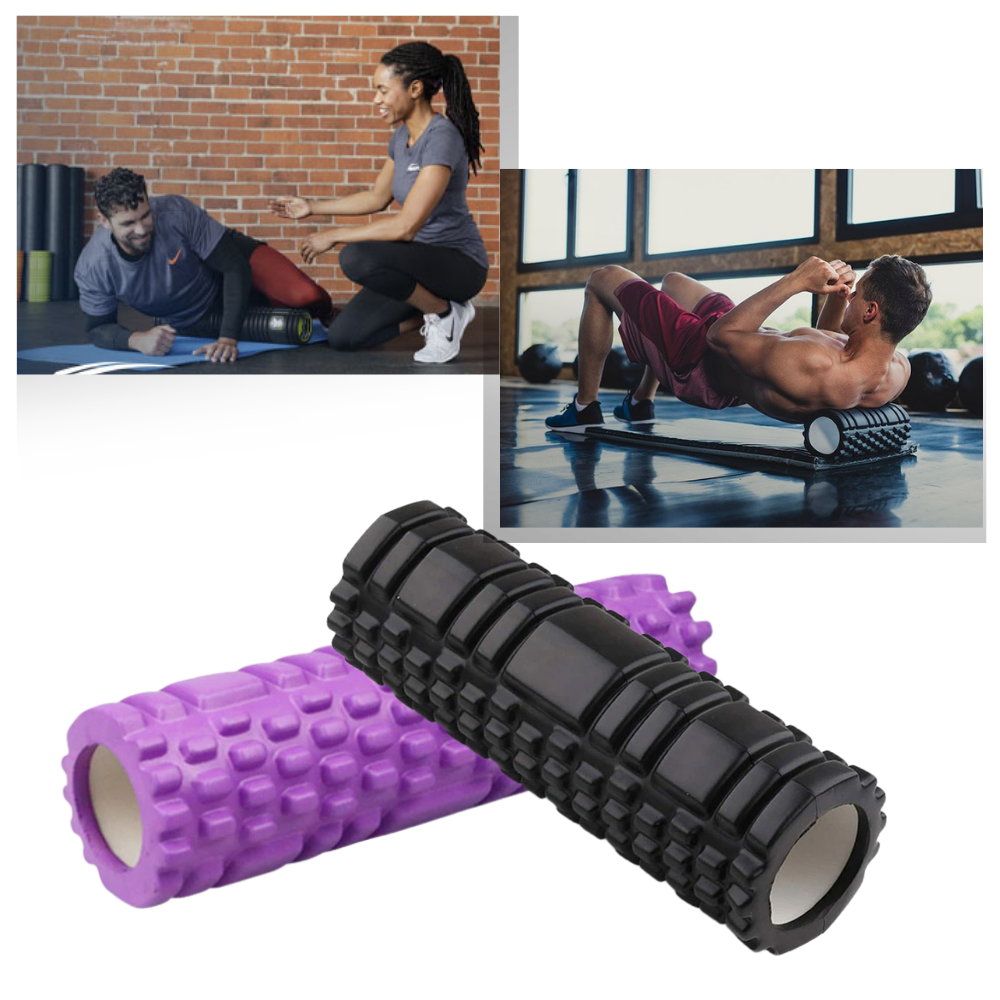 Exercise massage foam roller