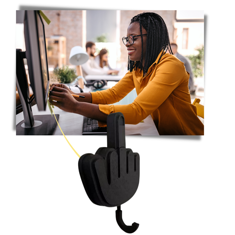 Klebender Handgesten-Schlüsselhaken - Ozerty