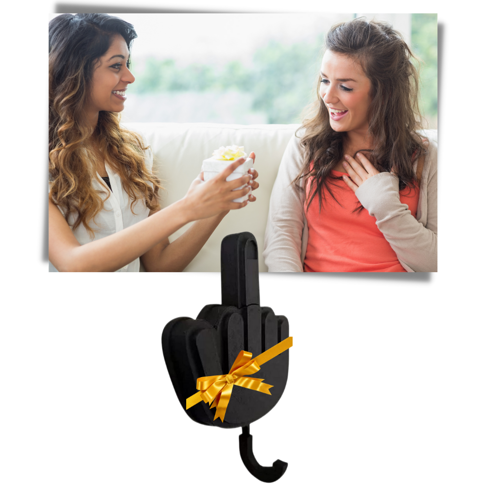 Klebender Handgesten-Schlüsselhaken - Ozerty