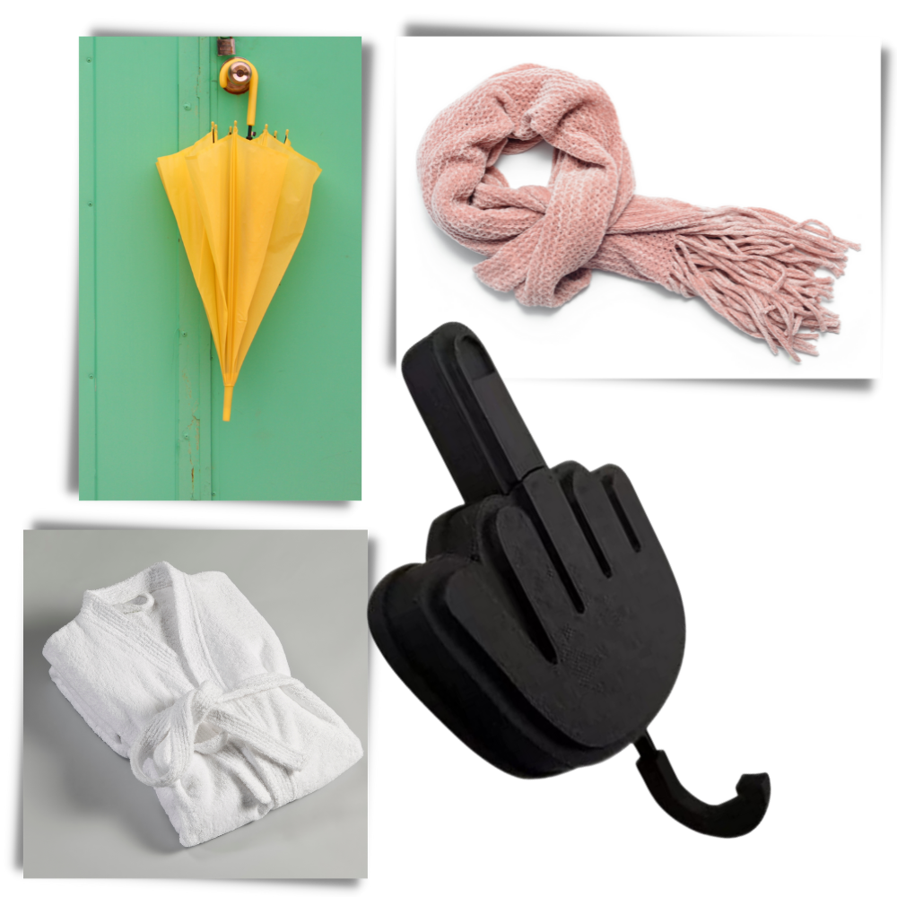 Klebender Handgesten-Schlüsselhaken - Ozerty