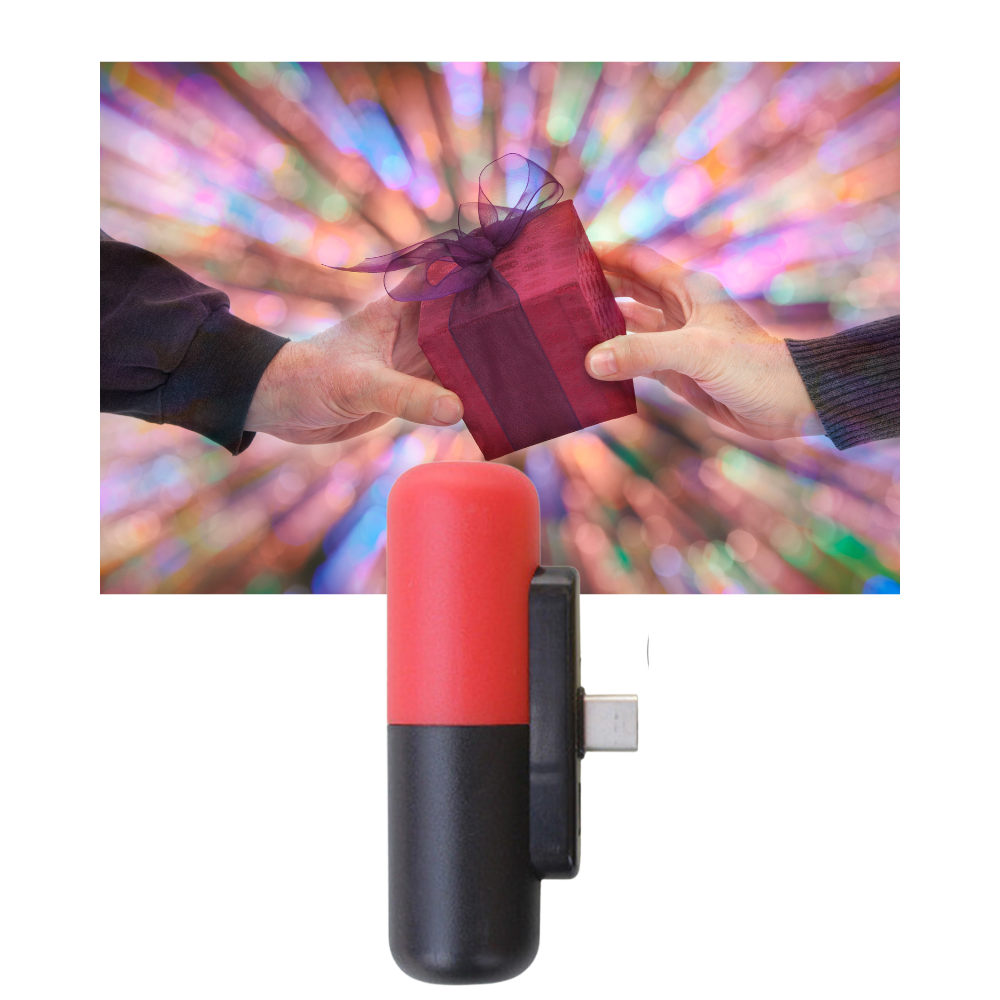 Tragbare Mini-Powerbank in Kapselform - Ozerty