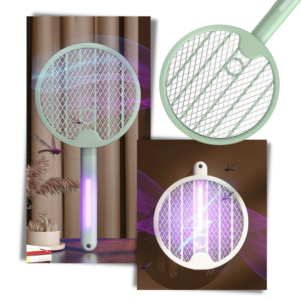 2-in-1 faltbarer Moskitoschläger - Ozerty