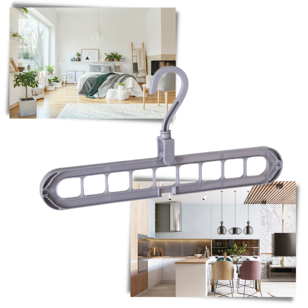 2er-Pack platzsparende Kleiderbügel - Ozerty