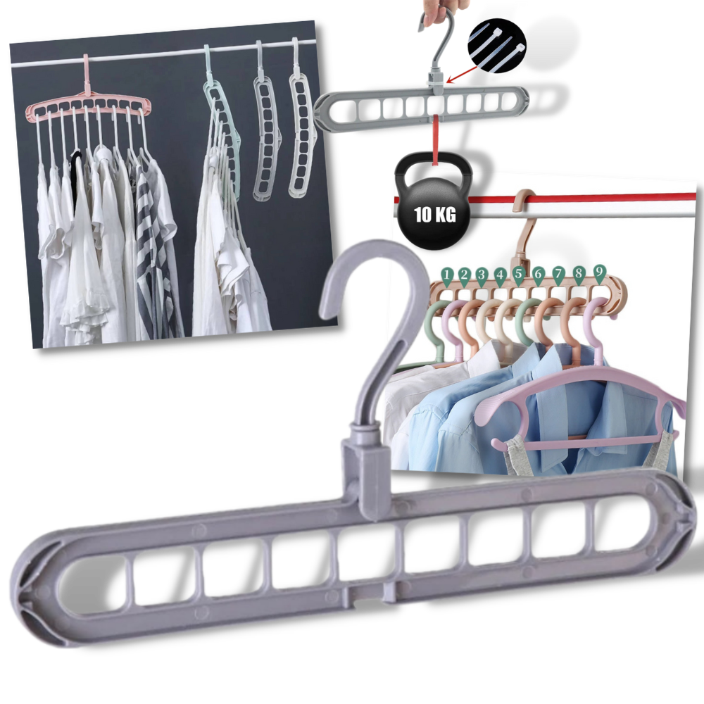 2er-Pack platzsparende Kleiderbügel - Ozerty