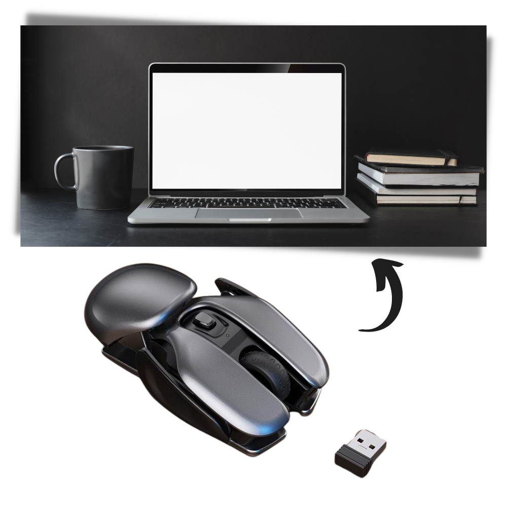 Kabellose ergonomische Gaming-Maus - Ozerty