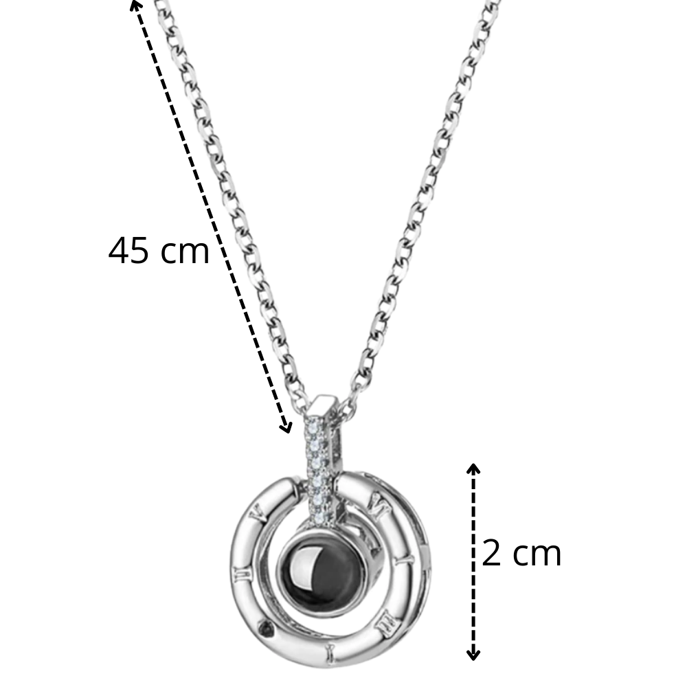 Ich liebe dich'' Halskette in 100 Sprachen - Odeut