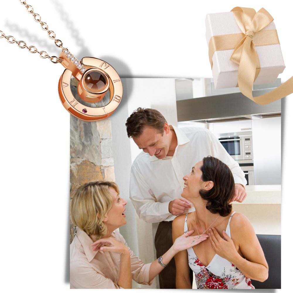 Ich liebe dich'' Halskette in 100 Sprachen - Odeut