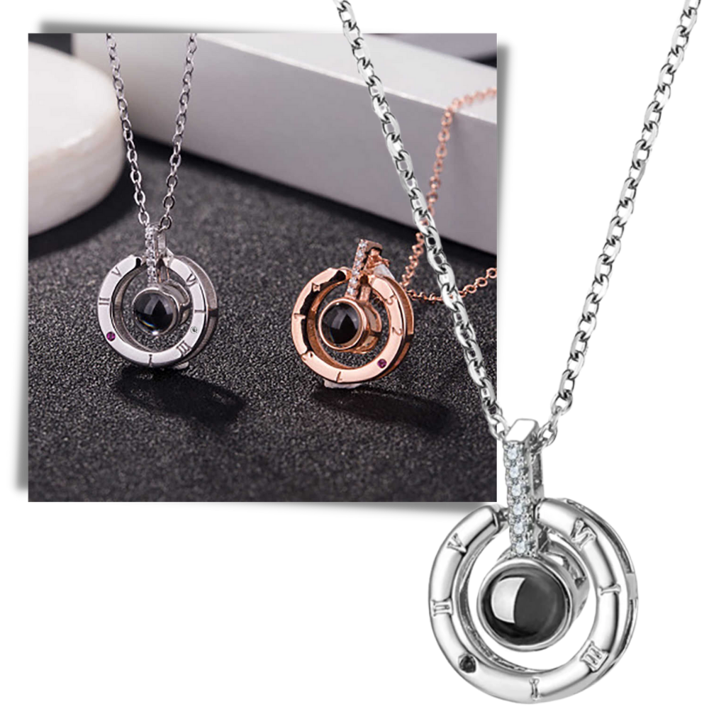 Ich liebe dich'' Halskette in 100 Sprachen - Odeut