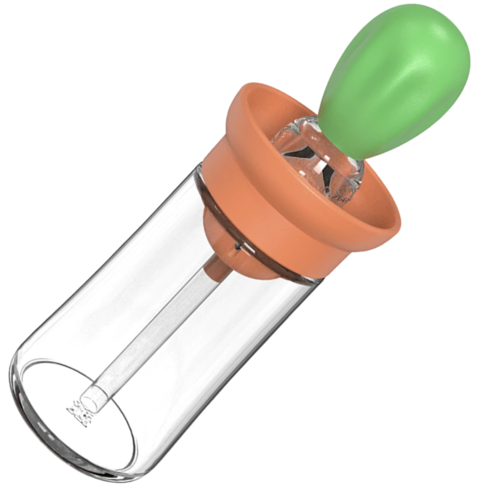 Öl-Glasflasche mit Pinsel - Odeut