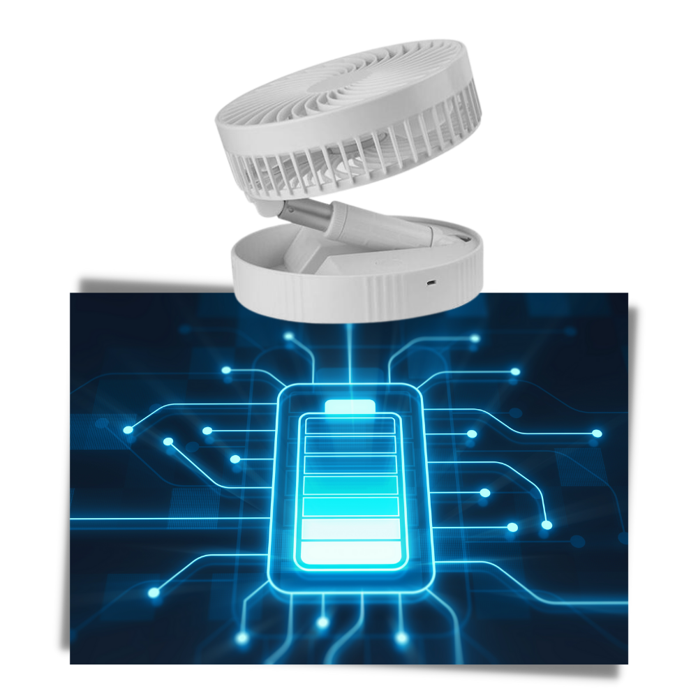 Einzigartiger tragbarer, faltbarer USB-Ventilator - Ozerty