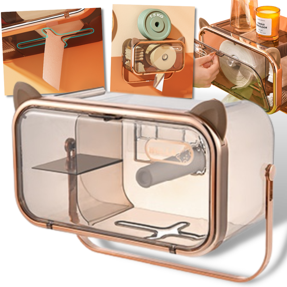 Multifunktionales Toilettenpapierregal - Ozerty