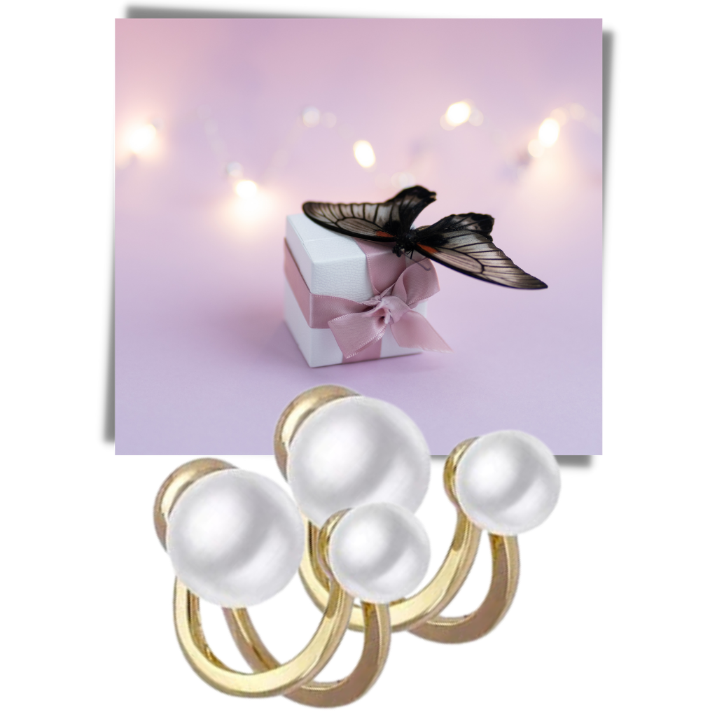 Vintage Perlen-Ohrringe - Odeut