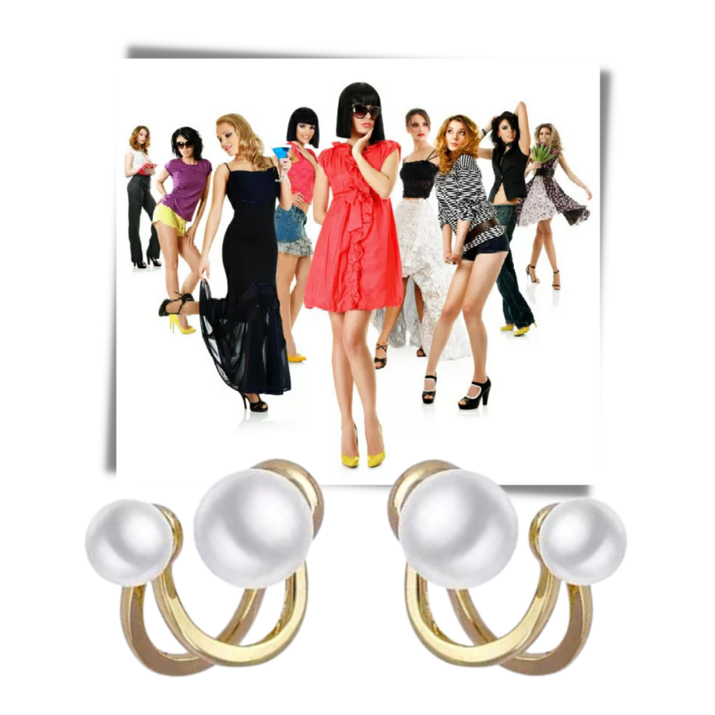 Vintage Perlen-Ohrringe - Odeut