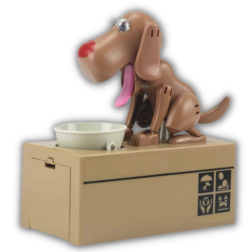 Puppy dog piggy bank