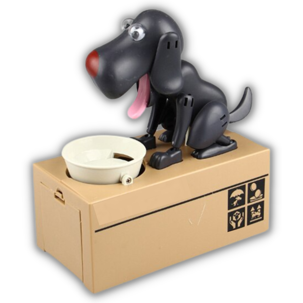 Puppy dog piggy bank