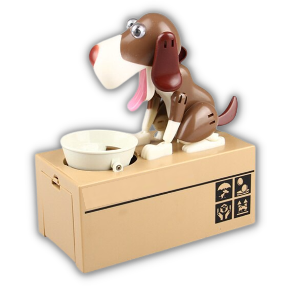 Puppy dog piggy bank