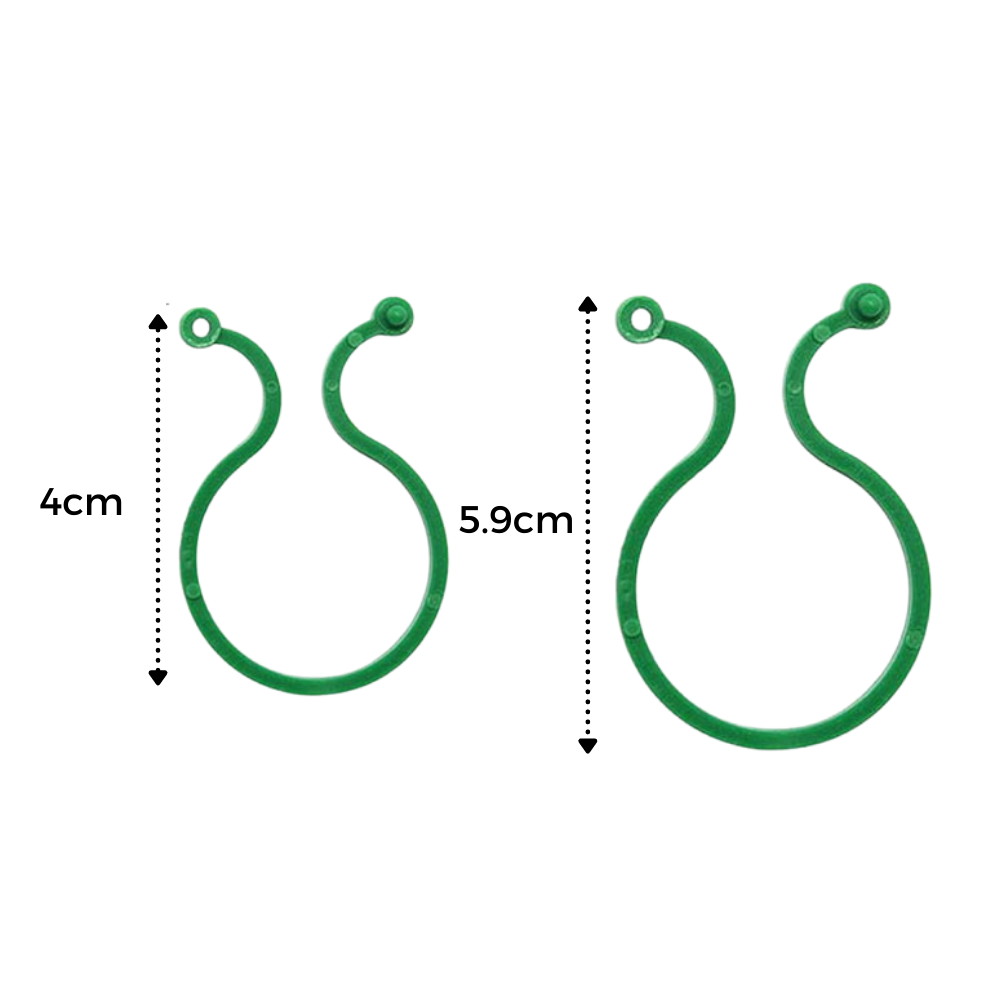 Packung mit Gartenpflanzenhalter-Clips - Ozerty