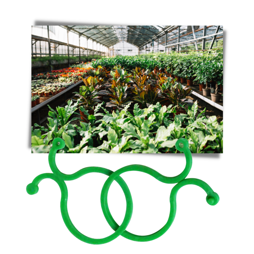 Packung mit Gartenpflanzenhalter-Clips - Ozerty